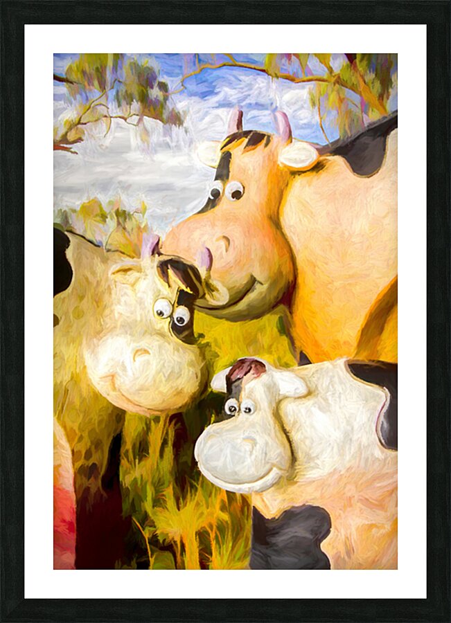 Friendly Farm Picture Frame print