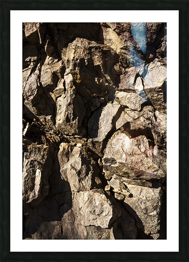 Depths And Details Picture Frame print