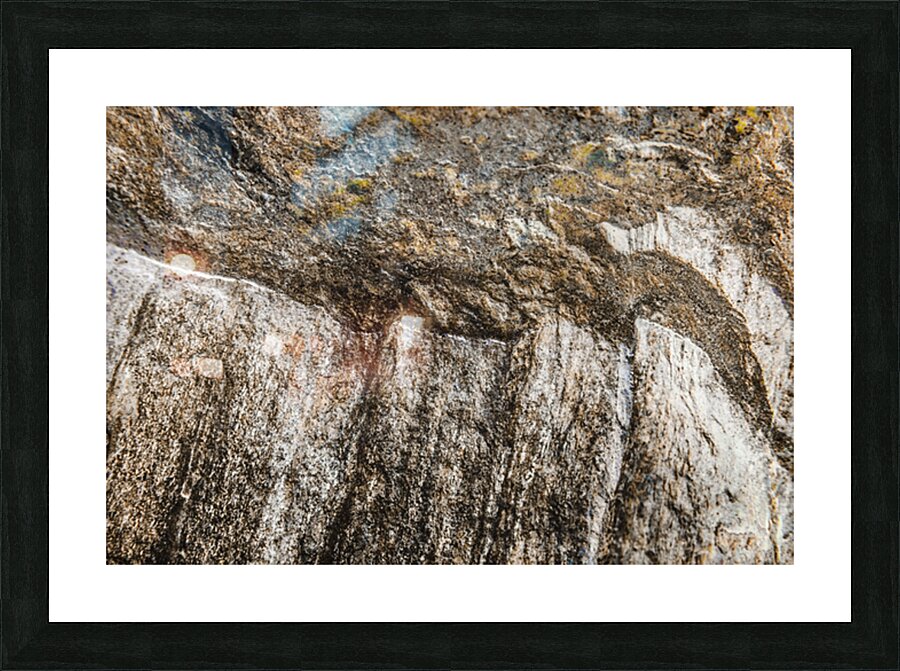 Schist Form Picture Frame print