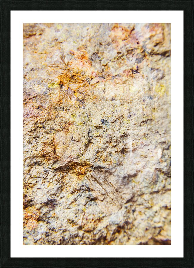 Earthy Minerals Picture Frame print