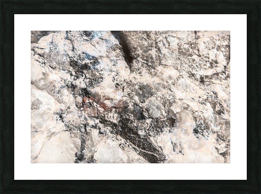 Mineralisation Picture Frame print