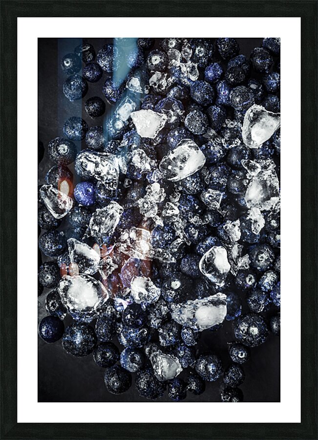 Blueberry Cool Picture Frame print