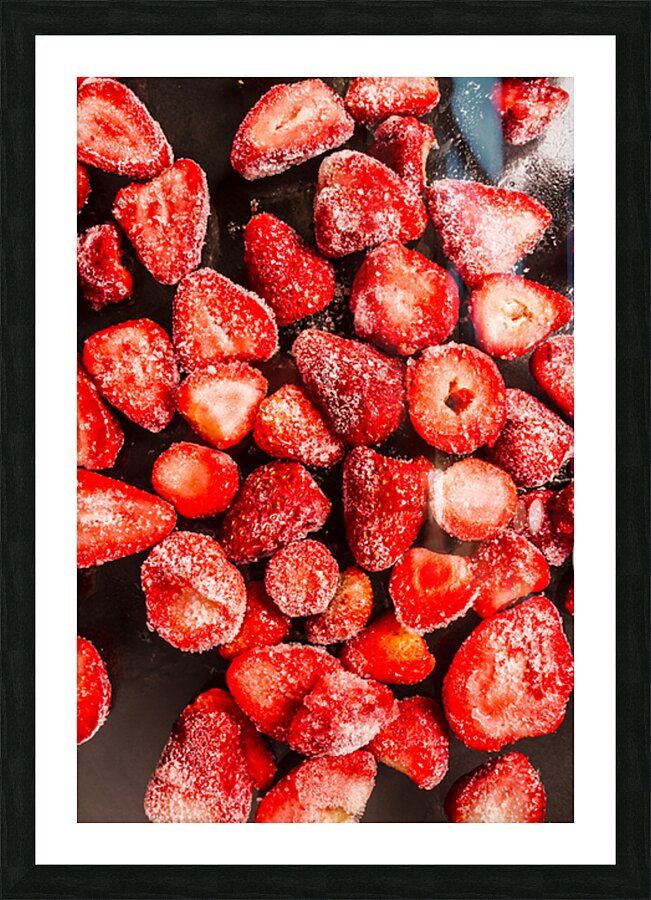 Sweet Strawberry Treats Picture Frame print