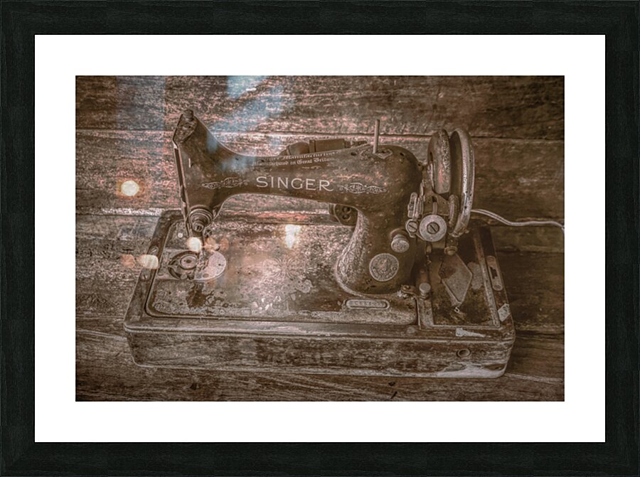 Old Dressmaking Picture Frame print