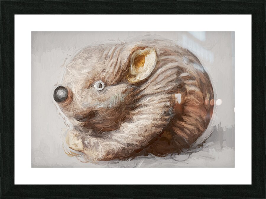 Wombat Quirk Picture Frame print