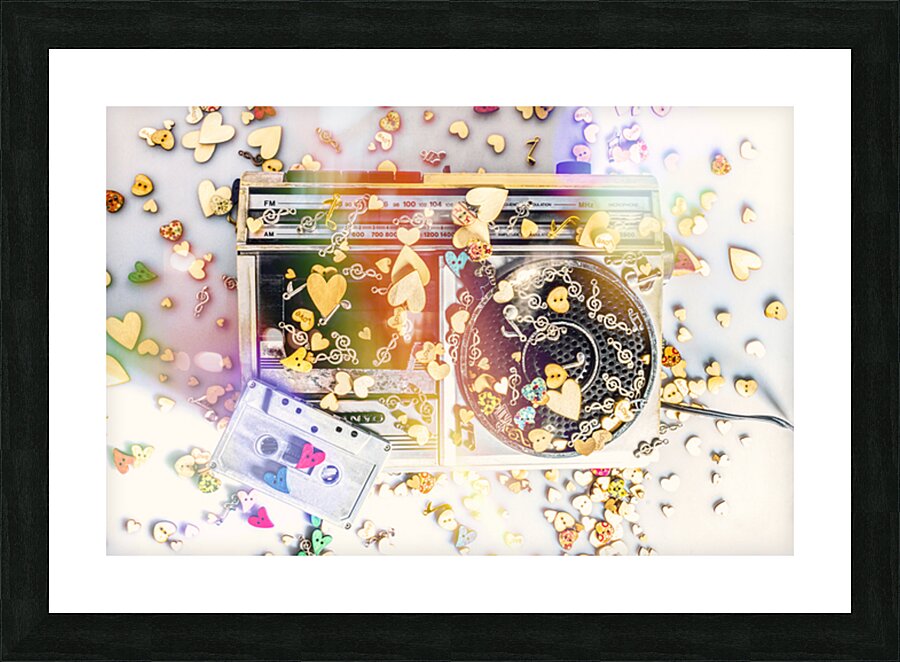 Retroed Picture Frame print