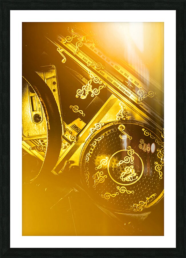 Boombox Brights Picture Frame print