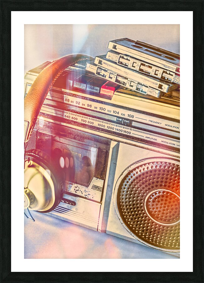 Faded Flashback Funk Picture Frame print