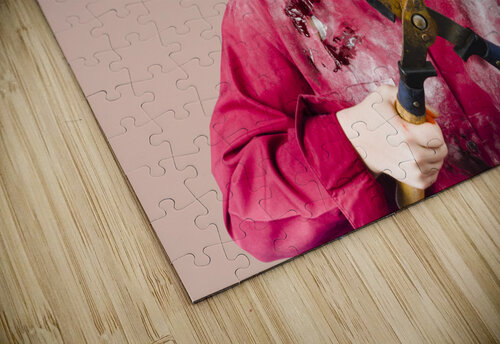 Zombie gardener with shears Jorgo puzzle