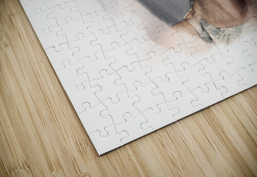 Curious Housewife Cleaning Home Window With Love Jorgo puzzle