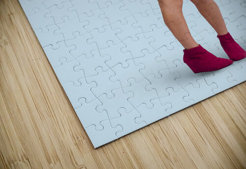 Full body pin-up girl. American retro style Jorgo puzzle