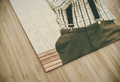 Traffic cone spruiker Jorgo puzzle