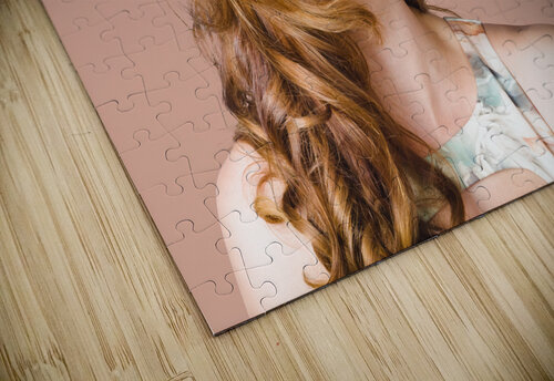 Beautiful female artist painting studio heart Jorgo puzzle