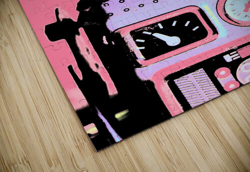 Pop art poster robot Jorgo puzzle