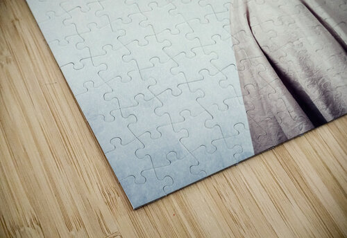 Elegant European Woman Holding Holiday Landmark Jorgo puzzle