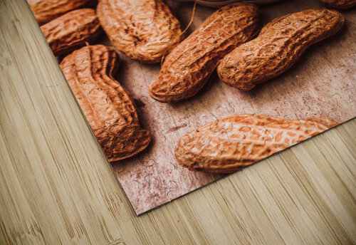Peanuts in tiny basket in close-up Jorgo puzzle