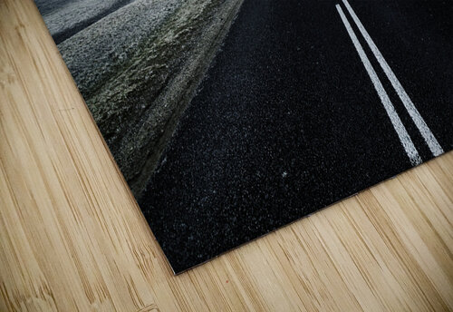 Cold blue winter road Jorgo puzzle