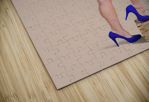 Beautiful vintage navy woman. Retro Pinups Jorgo puzzle