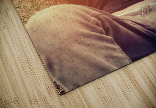 Happy man laughing while enjoying summer holidays Jorgo puzzle