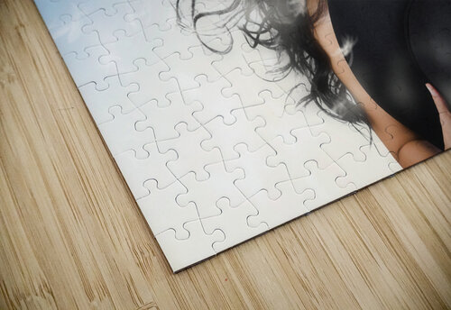 Hair makeup and fashion portrait. Calm of freedom Jorgo puzzle