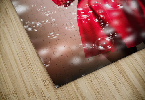 Scary horror voodoo girl with skeleton make-up Jorgo puzzle