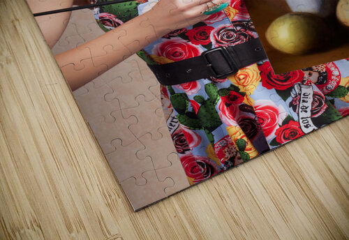 Fine art girl painting still life gallery artwork Jorgo puzzle