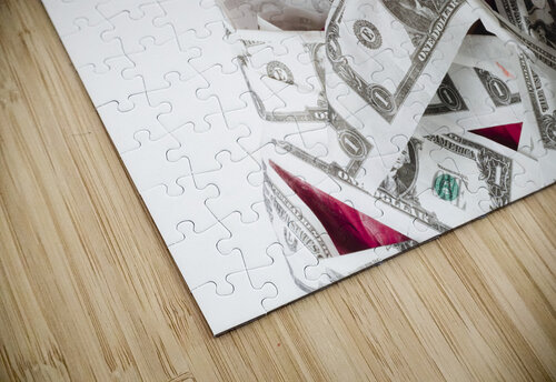 Worried zombie with Dollar bills Jorgo puzzle