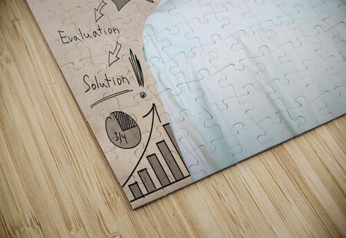 Creative businessman looking to plan business idea Jorgo puzzle