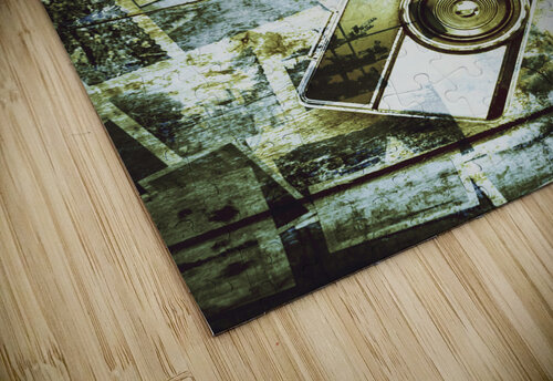 Old retro film camera in creative composition Jorgo puzzle