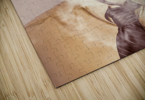 Smoking nerd businessman under work stress Jorgo puzzle