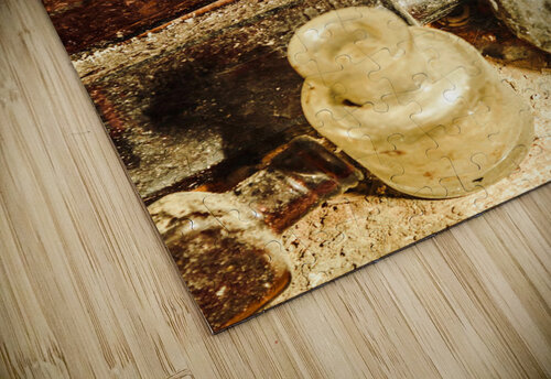 Dust covered medicine bottles Jorgo puzzle