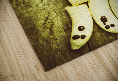 Bananas with painted chocolate faces Jorgo puzzle