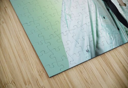 Sensual dorky man preparing for coffee love Jorgo puzzle