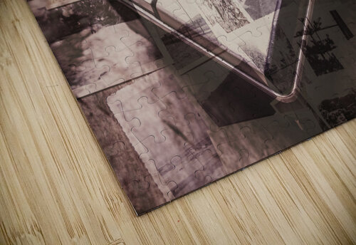 Camera of a vintage double exposure Jorgo puzzle