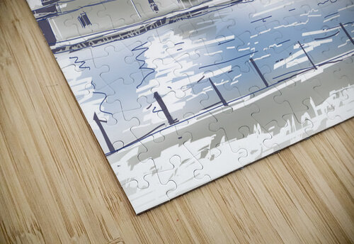 Statue of Liberty and New York City Illustration  Jorgo puzzle