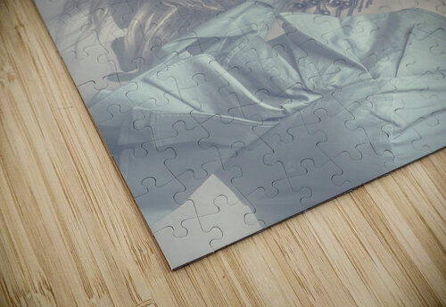 Mysterious young model dancing in vintage fashion  Jorgo puzzle