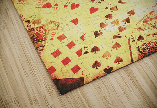 Vintage poker background Jorgo puzzle