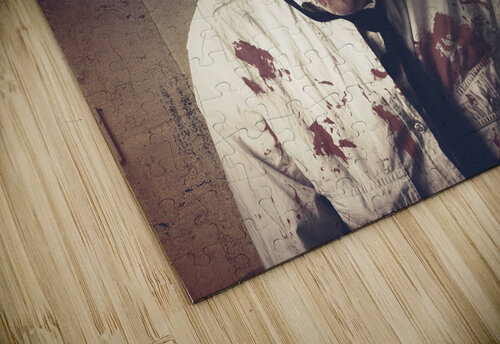 Dead scary zombie girl cooking brains Jorgo puzzle