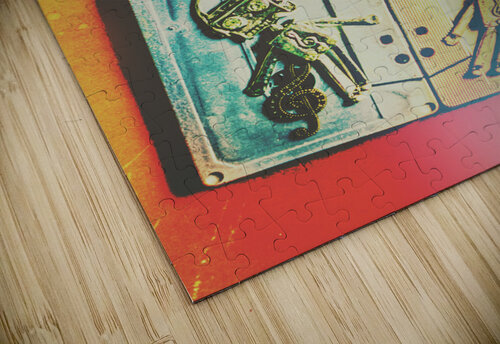 Pop art music robot Jorgo puzzle