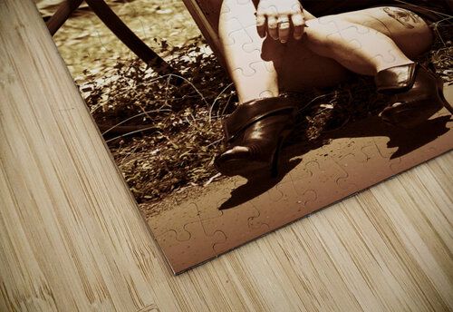 Vintage gas pump gal Jorgo puzzle