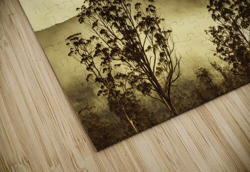 Toned view of a snowy Mount Gell Tasmania Jorgo puzzle