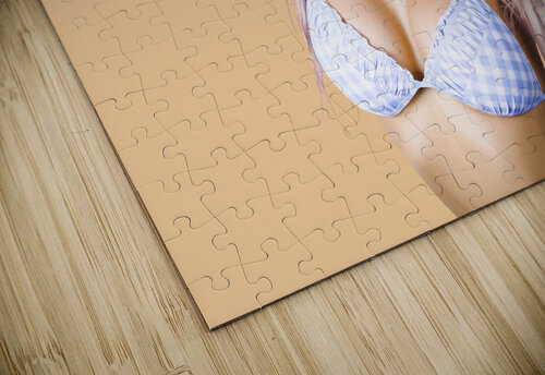 Woman holding skateboard Jorgo puzzle