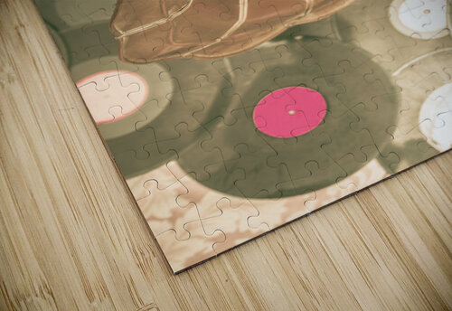 Old vinyl record gramophone Jorgo puzzle