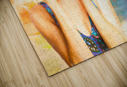 Fashion art pinup woman Jorgo puzzle