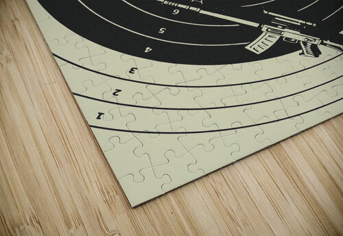 Line art rifle range Jorgo puzzle