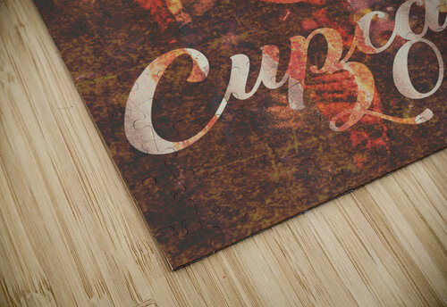 Vintage cupcake tin sign Jorgo puzzle