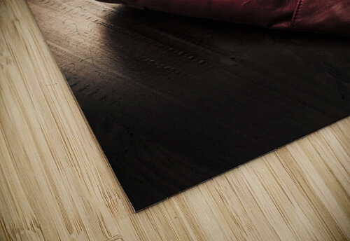 Retro red boxing gloves on wooden training bench Jorgo puzzle