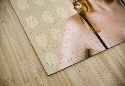 Pinup Girl Showing World Travel Holiday Photo Jorgo puzzle