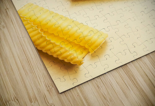 Butter curls on white background Jorgo puzzle