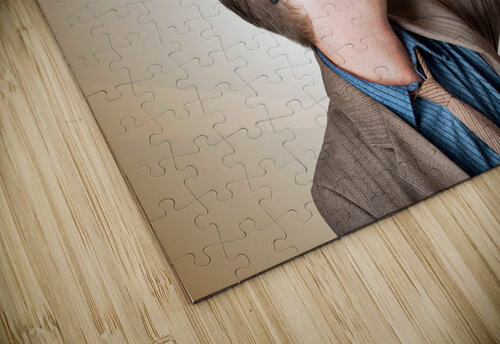 Business man drinking a quick coffee on the go Jorgo puzzle